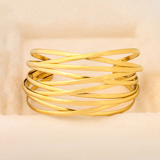 golden cuff bracelet